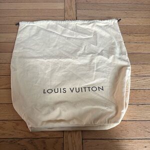 Louis Vuitton Large Dust Bag W 17.5 X L 18 w/ Authentic logo
